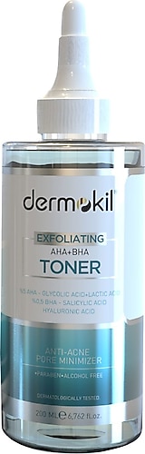 Dermokil Exfoliating AHA+BHA Niacinamide Tonik 200 ml