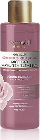 Dermokil Gül Özlü Gözenek Sıkılaştırıcı Micellar Makyaj Temizleme Suyu 400 ml