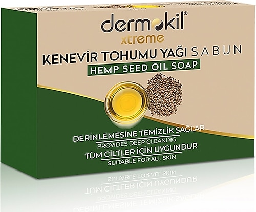 Dermokil Kenevir Tohumu Yağı Doğal Katı Sabun 100 gr