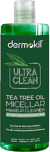 Dermokil Tea Tree Makyaj Temizleme Suyu 400 ml