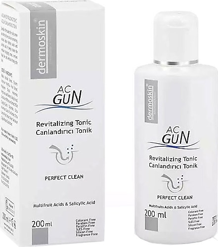 Dermoskin Acnegun 200 ml Canlandırıcı Tonik