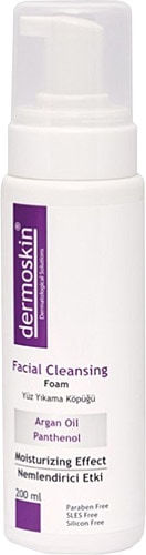 Dermoskin Facial Cleansing Foam 200 ml Yüz Temizleme Köpüğü