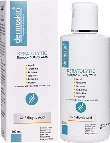 Dermoskin Keratolytic Saç ve Vücut Şampuanı 200 ml