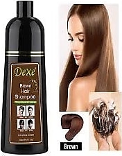 Dexe Brown Hair Beyaz Saçlar İçin Kahverengi Şampuan 400 Ml
