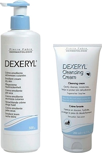 Dexeryl Creme 500 gr + Temizleme Kremi 200 ml Hediyeli Nemlendirici