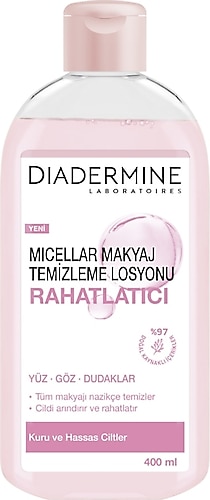 Diadermine Micellar Rahatlatıcı Kusursuz Makyaj Temizleme Losyonu 400 ml