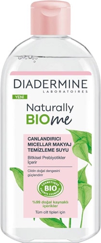 Diadermine Naturally Bio Me Canlandırıcı Micellar Makyaj Temizleme Suyu 400 ml