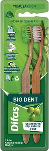 Difaş Bio Dent 1+1 Yumuşak Diş Fırçası