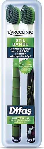 Difaş Proclinic Stil Bamboo 1+1 Diş Fırçası
