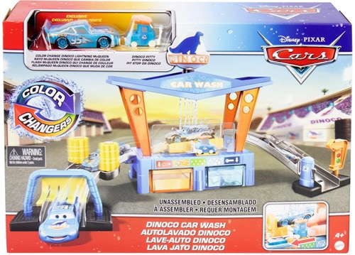 Disney Cars Renk Değiştiren Dinoco Araba Yıkama Oyun Seti GTK91