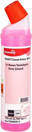 Diversey Taski Clonet Extra Kireç Çözücü ve Banyo Temizleyici 750 ml