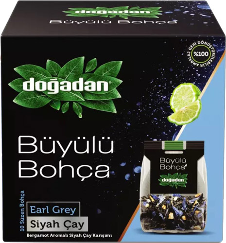 Doğadan Büyülü Bohça Earl Grey Siyah Çay 10'lu