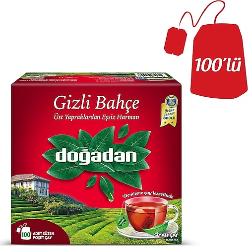 Doğadan Gizli Bahçe 2 gr 100'lü Bardak Poşet Çay