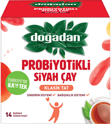 Doğadan Probiyotikli Siyah Çay 14'lü
