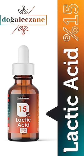 Doğal Eczane Microblading Kaş Kontürü Silme Laktik Asit %15 Lactic Acid Peeling 30 Ml