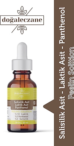 Doğal Eczane Salisilik Asit - Laktik Asit Panthenol Peeling Solüsyon 30 Ml