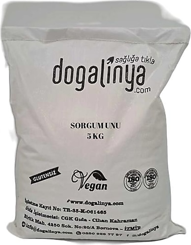 Doğalinya Glutensiz Sorgum Unu 5 kg