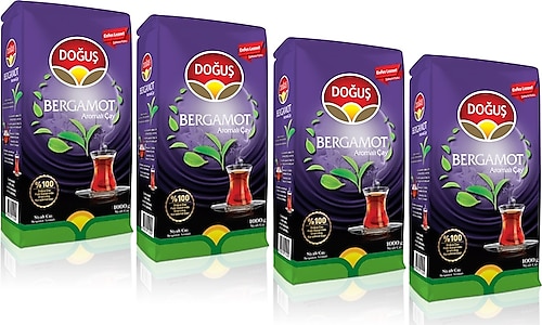 Doğuş 1 kg 4'lü Bergamotlu Çay