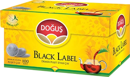 Doğuş Black Label 3.2 gr 100'lü Demlik Poşet Çay