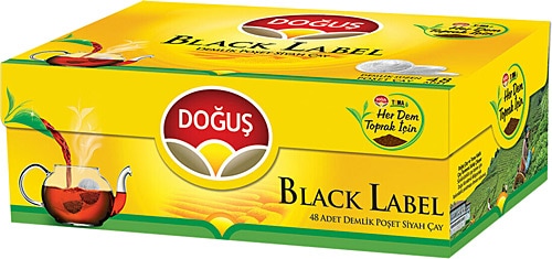 Doğuş Black Label 3.2 gr 48'li Demlik Poşet Çay