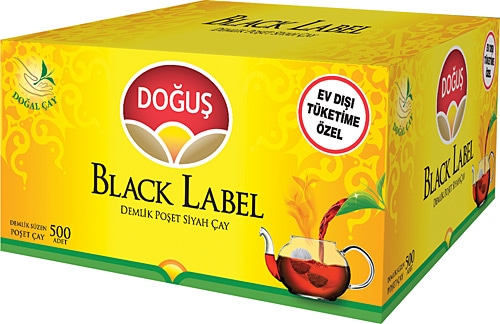 Doğuş Black Label 3.2 gr 500'lü Demlik Poşet Çay
