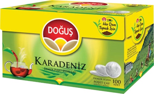 Doğuş Karadeniz 3.2 gr 100'lü Bergamotlu Demlik Poşet Çay