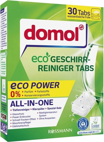 Domol Eco Bulaşık Makinesi Tableti 30'lu