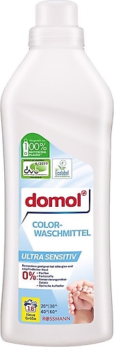 Domol Hassas Ciltlere Özel Ekolojik Çamaşır Deterjanı 1000 ml