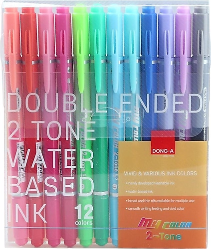 Dong-A Dong-A Dong A My Color 2 Duo Çift Renk 12li Set