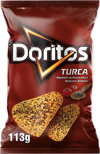 Doritos Turca Haşhaş ve Kurutulmuş Domates Çeşnili Süper Boy Cips 113 gr