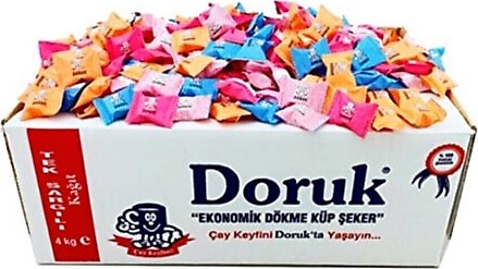 Doruk Tek Sargılı Küp Şeker 4 kg