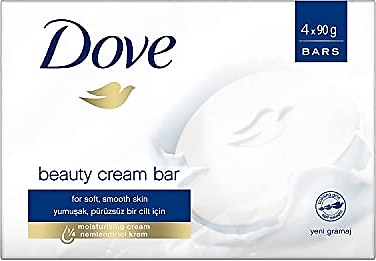 Dove Beauty Cream Bar Kati Guzellik Sabunu Original Nemlendirici Etkili 4X90 G