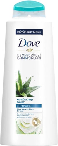 Dove Kepeğe Karşı Bakım Aloe Vera ve Elma Sirkesi Şampuan 600 ml