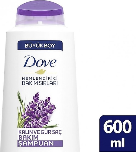 Dove Lavanta Yağlı ve Biberiye Özlü 600 ml Şampuan