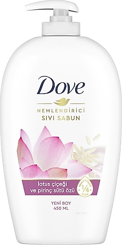 Dove Lotus Çiçeği ve Pirinç Sütü Özü Sıvı Sabun 450 ml
