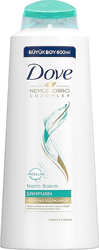 Dove Micellar Narin Bakım Hassas İnce Telli Saçlar Şampuan 600 ml
