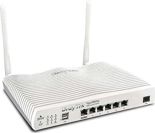 Draytek Vigor 2865AC 4 Port 1200 Mbps 5GHz VDSL2 Modem