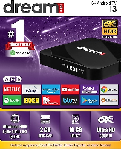 Dreamstar I3 Android 2 Tvbox
