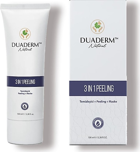 Duaderm Onarıcı Ve Sıkılaştırıcı 3in1 Cilt Temizleyici Peeling Maske 100ml