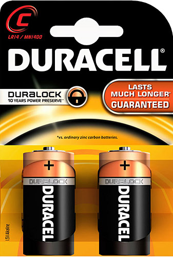 Duracell 2'li Alkalin C Orta Pil