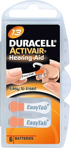 Duracell Activair 13 Numara 6'lı İşitme Cihazı Pili