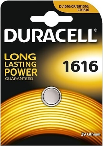 Duracell CR1616 3V Lityum Düğme Pil