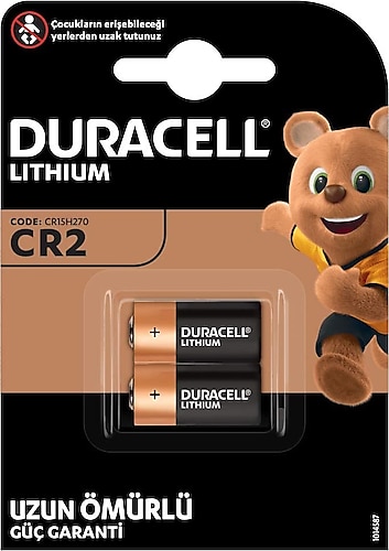 Duracell CR2 3V 2'li Lityum Pil