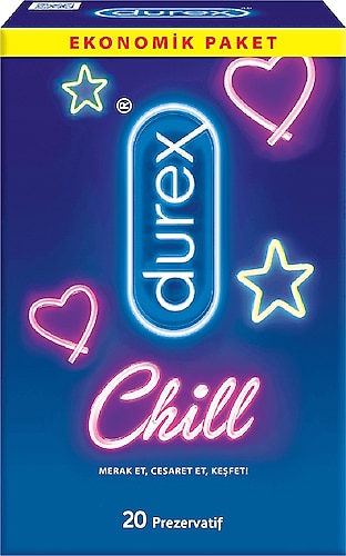 Durex Chill 20'li Ekonomik Paket Prezervatif