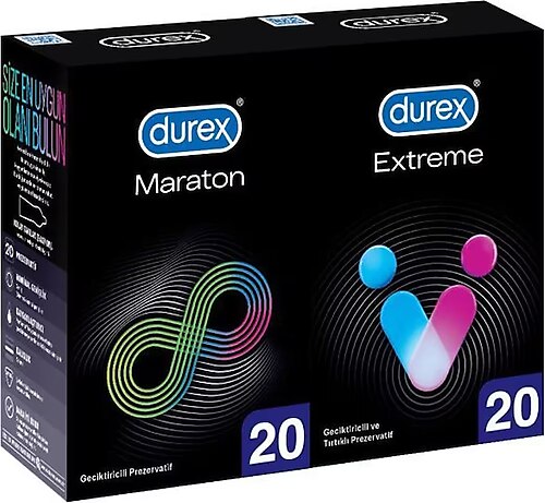 Durex Karşılıklı Zevk Prezervatif 20'li + Durex Extreme Jel 50 ml