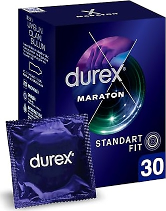 Durex Maraton 30'lu Geciktiricili Prezervatif