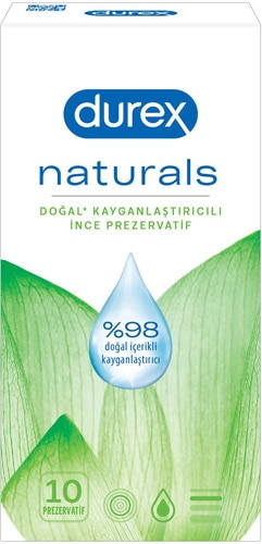 Durex Naturals 10'lu Prezervatif