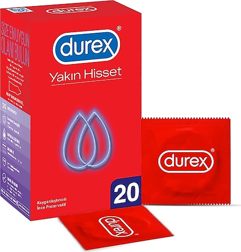 Durex Yakın Hisset 20'li Prezervatif