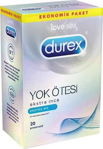 Durex Yok Ötesi Ekstra His 20'li Prezervatif