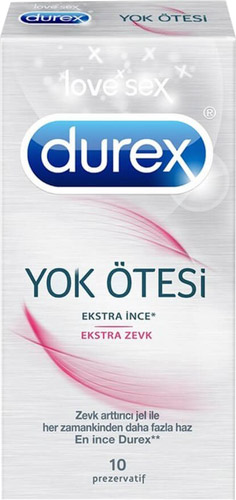 Durex Yok Ötesi Ekstra Zevk 10'lu Prezervatif